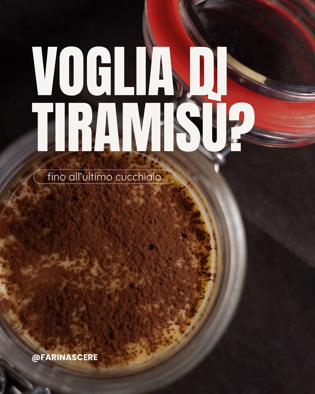 Tiramisù della casa coperto di cacao
